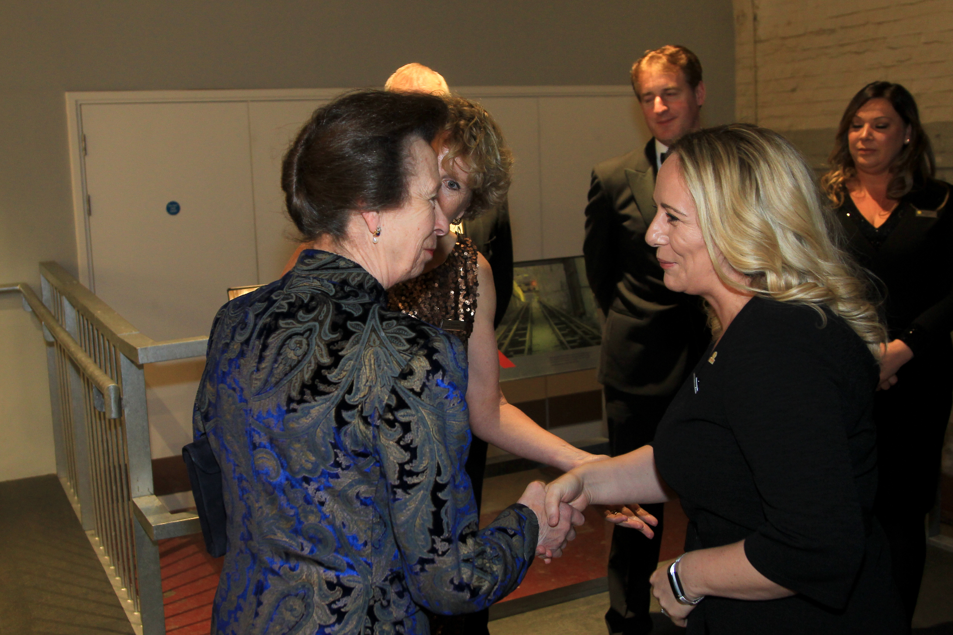 Lucy Pitcher meeting Princess Anne